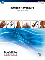 African Adventure Orchestra sheet music cover Thumbnail